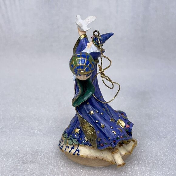 San Francisco Music Box Christmas Ornament CRYSTAL VISIONS MERLIN Holiday - Picture 3 of 11